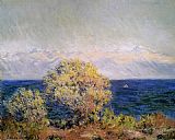 At Cap d'Antibes Mistral Wind by Claude Monet